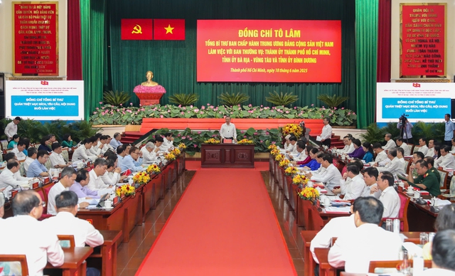 Tổng Bí thư Tô Lâm: TP HCM mới càng vươn xa, đất nước càng tiến nhanh - Ảnh 1.
