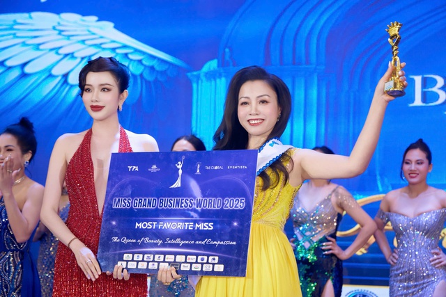 Hoa hậu Lê Thư Kỳ làm giám khảo "Hoa hậu Doanh nhân Hòa bình Thế giới 2025" - Ảnh 1.