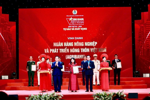 Agribank - Ngân hàng duy nhất được vinh danh tại chương trình VQVN năm 2025- Ảnh 1. Agribank - Ngân hàng duy nhất được vinh danh tại chương trình VQVN năm 2025- Ảnh 1.