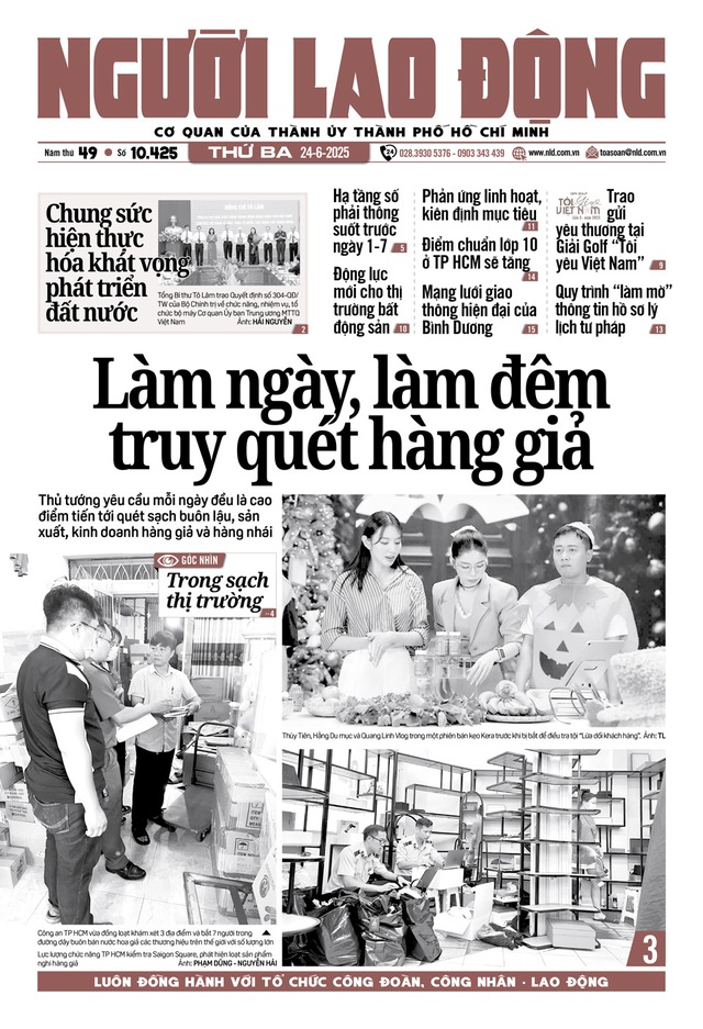 Báo in ngày 24-6: Điểm chuẩn lớp 10 ở TP HCM sẽ tăng - Ảnh 1. Báo in ngày 24-6: Điểm chuẩn lớp 10 ở TP HCM sẽ tăng - Ảnh 1.