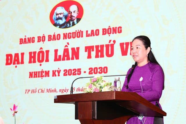 Báo Người Lao Động tổ chức thành công Đại hội Đảng bộ lần thứ VI, nhiệm kỳ 2025-2030- Ảnh 4. Báo Người Lao Động tổ chức thành công Đại hội Đảng bộ lần thứ VI, nhiệm kỳ 2025-2030- Ảnh 4.