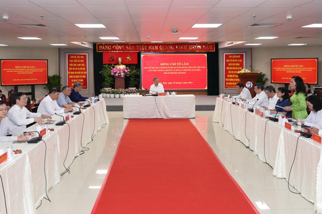 Chỉ đạo của Tổng Bí thư Tô Lâm trong buổi làm việc tại TP HCM chiều nay- Ảnh 6. Chỉ đạo của Tổng Bí thư Tô Lâm trong buổi làm việc tại TP HCM chiều nay- Ảnh 6.