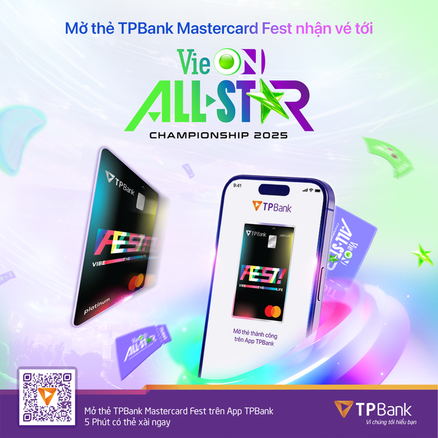 TPBank Mastercard FEST: Thẻ tín dụng đầu tiên tại Việt Nam dành cho tín đồ concert và giải trí- Ảnh 4. TPBank Mastercard FEST: Thẻ tín dụng đầu tiên tại Việt Nam dành cho tín đồ concert và giải trí- Ảnh 4.
