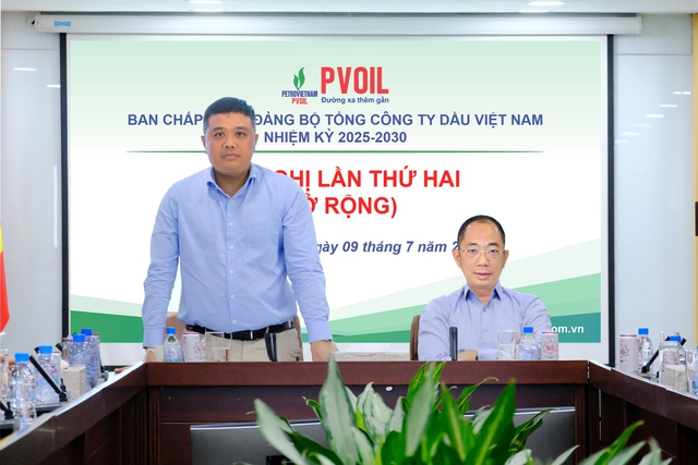 PVOIL sơ kết công tác 6 tháng đầu năm 2025- Ảnh 3. PVOIL sơ kết công tác 6 tháng đầu năm 2025- Ảnh 3.