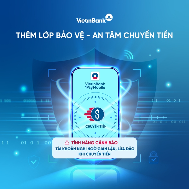 Ngân hàng thêm giải pháp giúp người dùng an tâm chuyển tiền- Ảnh 1. Ngân hàng thêm giải pháp giúp người dùng an tâm chuyển tiền- Ảnh 1.