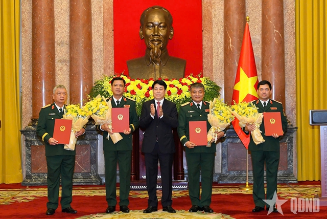 Chủ nhiệm Tổng cục Chính trị QĐND Việt Nam Trịnh Văn Quyết được thăng quân hàm Đại tướng- Ảnh 2.