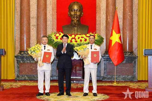 Chủ nhiệm Tổng cục Chính trị QĐND Việt Nam Trịnh Văn Quyết được thăng quân hàm Đại tướng- Ảnh 3.