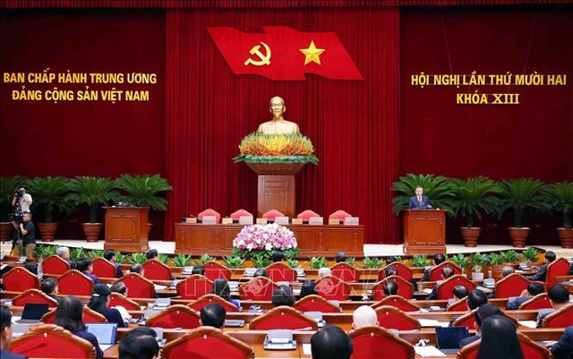 Toàn văn bài phát biểu bế mạc Hội nghị Trung ương 12 của Tổng Bí thư Tô Lâm- Ảnh 1.