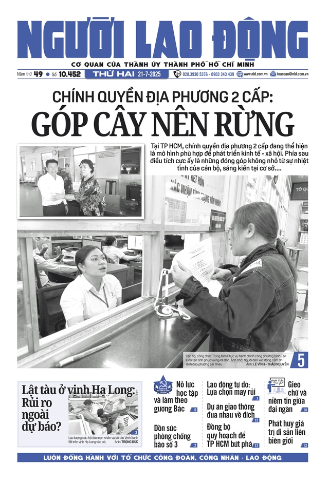 Báo Người Lao Động 21-7: Lật tàu ở vịnh Hạ Long - Rủi ro ngoài dự báo?- Ảnh 1. Báo Người Lao Động 21-7: Lật tàu ở vịnh Hạ Long - Rủi ro ngoài dự báo?- Ảnh 1.