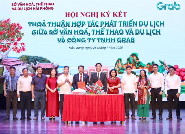 Grab Việt Nam ký hợp tác đẩy mạnh xúc tiến quảng bá du lịch Hải Phòng- Ảnh 1. Grab Việt Nam ký hợp tác đẩy mạnh xúc tiến quảng bá du lịch Hải Phòng- Ảnh 1.