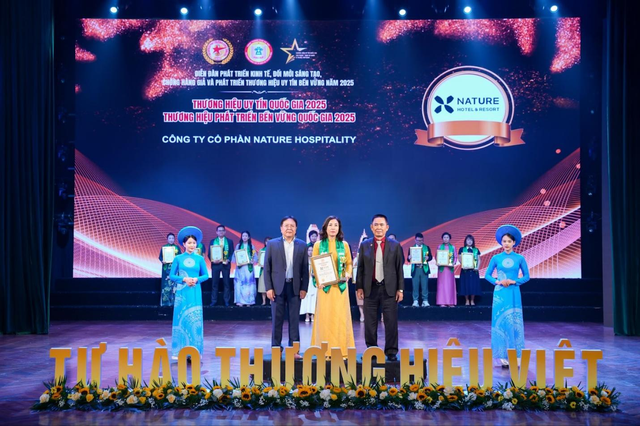 Nature Hotel & Resort – Đạt "Thương hiệu Phát triển bền vững quốc gia 2025" - Ảnh 1.