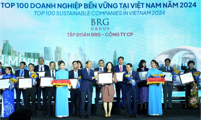 Tập đoàn BRG lần thứ tư liên tiếp được vinh danh Doanh nghiệp Bền vững Việt Nam - Ảnh 1.