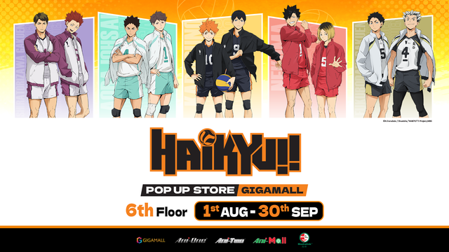 Haikyu!! "đổ bộ" TTTM Gigamall: Lần đầu có Pop - Up Store chính thức tại Việt Nam!- Ảnh 1.