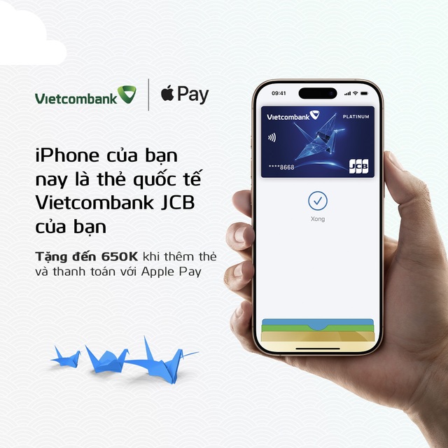 Vietcombank “chào sân” Apple Pay đến chủ thẻ Vietcombank JCB- Ảnh 1.
