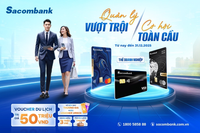 Sacombank đồng hành cùng doanh nghiệp dẫn đầu xu thế thanh toán không tiền mặt- Ảnh 1.