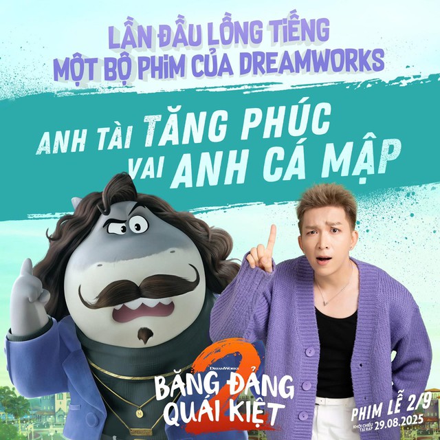 "Anh tài" Tăng Phúc hóa Cá Mập hài hước- Ảnh 1. "Anh tài" Tăng Phúc hóa Cá Mập hài hước- Ảnh 1.