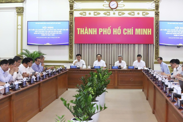 TP HCM lấy ý kiến chuyên gia hoàn thiện văn kiện Đại hội Đảng bộ lần thứ I - Ảnh 1. TP HCM lấy ý kiến chuyên gia hoàn thiện văn kiện Đại hội Đảng bộ lần thứ I - Ảnh 1.
