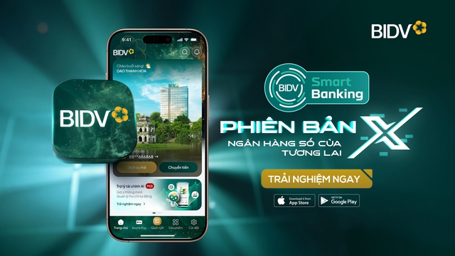 BIDV SmartBanking phiên bản X - Dấu ấn tiên phong cùng loạt tính năng mới độc đáo- Ảnh 1.