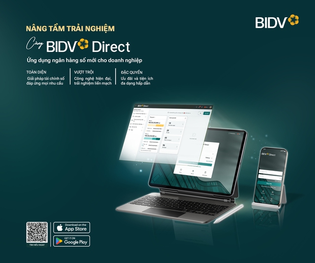 BIDV Direct - ứng dụng số hữu ích dành cho khách hàng tổ chức- Ảnh 1.