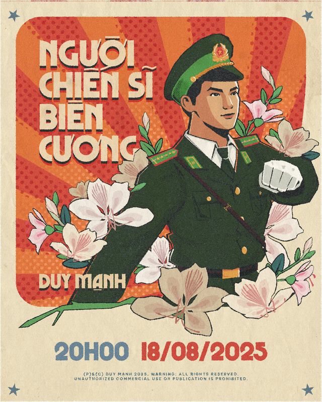 Duy Mạnh tôn vinh người lính tuyến đầu với "Người chiến sĩ biên cương"- Ảnh 1. Duy Mạnh tôn vinh người lính tuyến đầu với "Người chiến sĩ biên cương"- Ảnh 1.