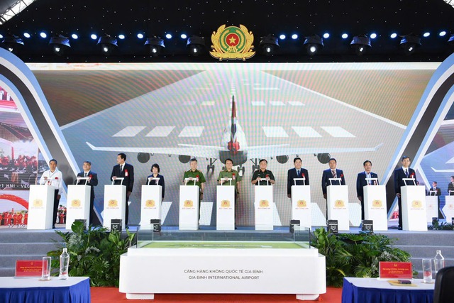 Ảnh: Tổng Bí thư và Thủ tướng dự Lễ khởi công, khánh thành 250 dự án, công trình- Ảnh 12.