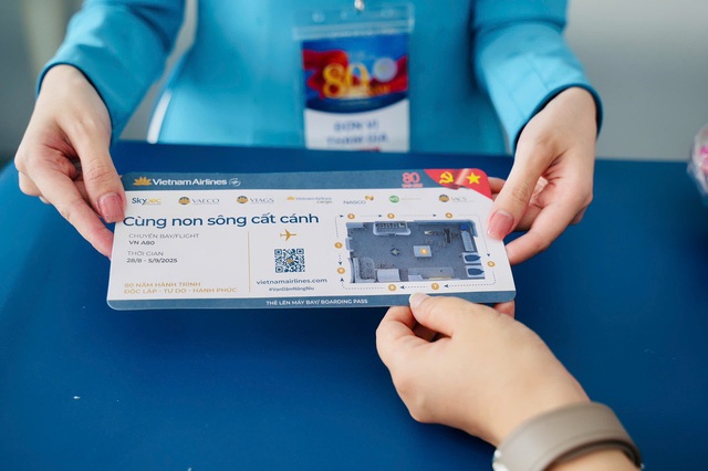 Dấu ấn Vietnam Airlines tại Triển lãm Thành tựu đất nước- Ảnh 3. Dấu ấn Vietnam Airlines tại Triển lãm Thành tựu đất nước- Ảnh 3.