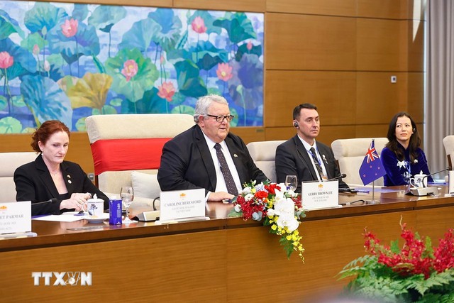 Chủ tịch Quốc hội Trần Thanh Mẫn hội đàm với Chủ tịch Quốc hội New Zealand Gerry Brownlee - Ảnh 12. Chủ tịch Quốc hội Trần Thanh Mẫn hội đàm với Chủ tịch Quốc hội New Zealand Gerry Brownlee - Ảnh 12.