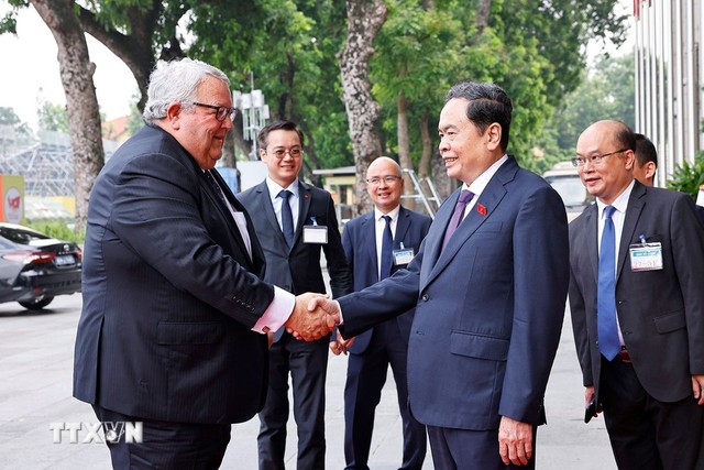 Chủ tịch Quốc hội Trần Thanh Mẫn hội đàm với Chủ tịch Quốc hội New Zealand Gerry Brownlee - Ảnh 1. Chủ tịch Quốc hội Trần Thanh Mẫn hội đàm với Chủ tịch Quốc hội New Zealand Gerry Brownlee - Ảnh 1.