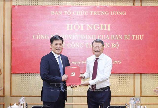 Ban Bí thư bổ nhiệm Phó trưởng Ban Tổ chức Trung ương- Ảnh 1. Ban Bí thư bổ nhiệm Phó trưởng Ban Tổ chức Trung ương- Ảnh 1.