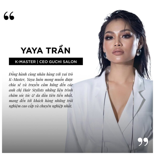 Miss Stylist Yaya Trần: Trở thành Đại sứ thương hiệu Kérastase tại Việt Nam- Ảnh 1. Miss Stylist Yaya Trần: Trở thành Đại sứ thương hiệu Kérastase tại Việt Nam- Ảnh 1.