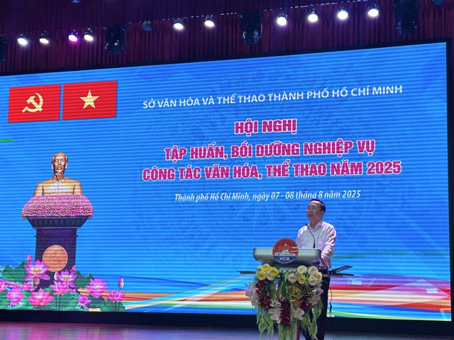 TP HCM: Khai giảng Hội nghị tập huấn bồi dưỡng nghiệp vụ công tác văn hóa, thể thao- Ảnh 1.