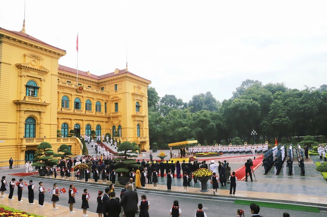 Tổng Bí thư chủ trì lễ đón chính thức Bí thư thứ Nhất, Chủ tịch nước Cuba - Ảnh 4.
