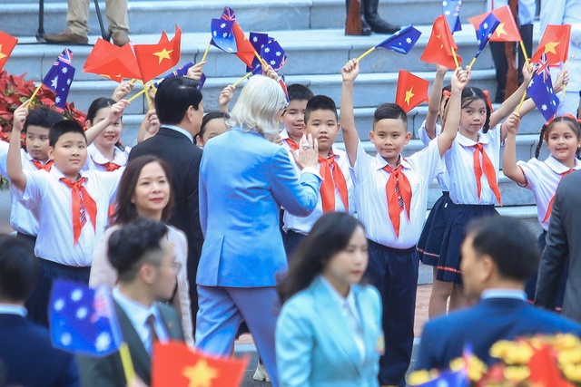 Chủ tịch nước Lương Cường chủ trì lễ đón cấp Nhà nước Toàn quyền Úc- Ảnh 5. Chủ tịch nước Lương Cường chủ trì lễ đón cấp Nhà nước Toàn quyền Úc- Ảnh 5.