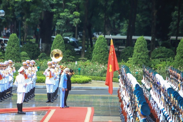 Chủ tịch nước Lương Cường chủ trì lễ đón cấp Nhà nước Toàn quyền Úc- Ảnh 10. Chủ tịch nước Lương Cường chủ trì lễ đón cấp Nhà nước Toàn quyền Úc- Ảnh 10.