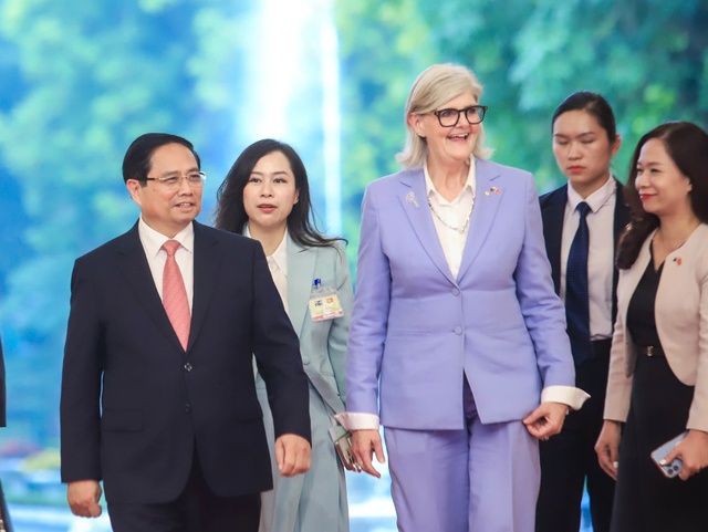 Thủ tướng Phạm Minh Chính hội kiến Toàn quyền Úc Sam Mostyn - Ảnh 4.