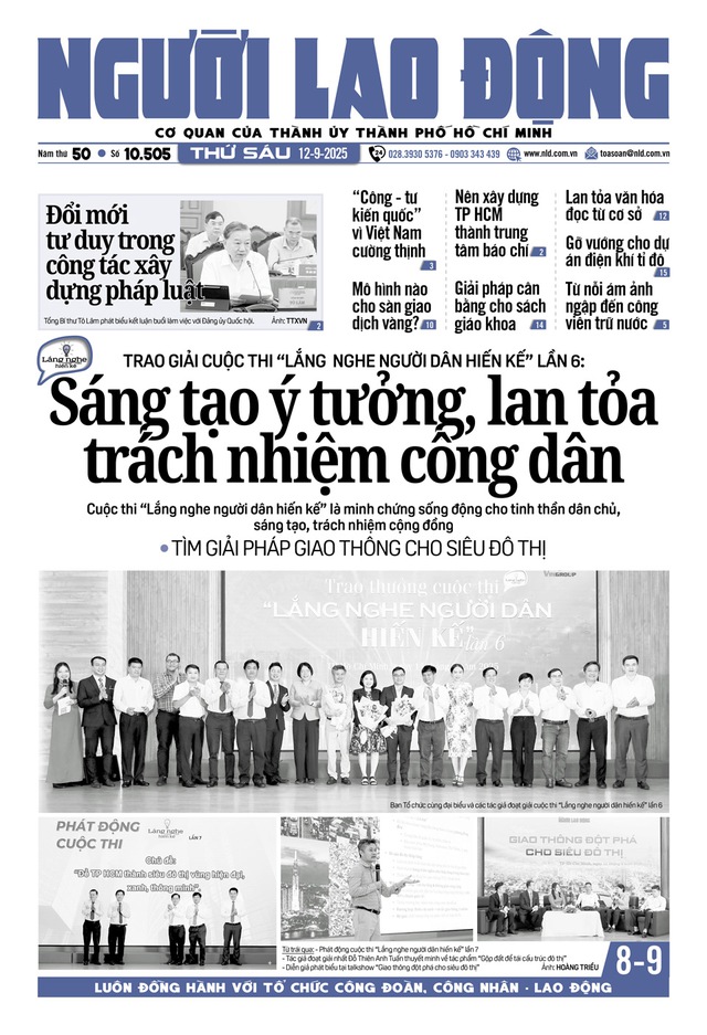Báo in Người Lao Động 12-9: Mô hình nào cho sàn giao dịch vàng?- Ảnh 1. Báo in Người Lao Động 12-9: Mô hình nào cho sàn giao dịch vàng?- Ảnh 1.