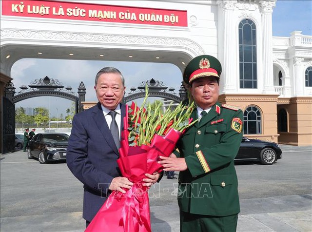 Tổng Bí thư Tô Lâm Tham dự lễ kỷ niệm 80 năm Tổng cục Công nghiệp Quốc phòng - Ảnh 1.