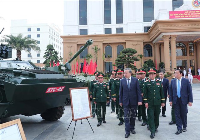 Tổng Bí thư Tô Lâm Tham dự lễ kỷ niệm 80 năm Tổng cục Công nghiệp Quốc phòng - Ảnh 6.