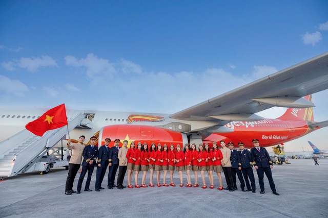 Vietjet đón tàu bay thân rộng mới, nâng đội bay lên 121 chiếc- Ảnh 1.