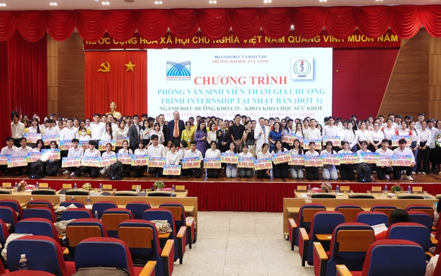 170 sinh viên Trường ĐH Cửu Long tham gia phỏng vấn với phía Nhật Bản- Ảnh 4. 170 sinh viên Trường ĐH Cửu Long tham gia phỏng vấn với phía Nhật Bản- Ảnh 4.