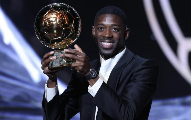 Clip: Dembele giành Quả bóng vàng, Bonmati lập kỳ tích hat-trick- Ảnh 1. Clip: Dembele giành Quả bóng vàng, Bonmati lập kỳ tích hat-trick- Ảnh 1.
