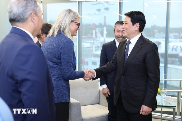 Chủ tịch nước Lương Cường tiếp Hạ nghị sĩ Nguyễn Bá Lộc và đoàn nghị sĩ bang Oregon- Ảnh 3.