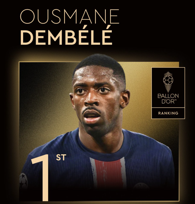 Ousmane Dembele: Danh hiệu Quả bóng vàng là bệ phóng sự nghiệp- Ảnh 1. Ousmane Dembele: Danh hiệu Quả bóng vàng là bệ phóng sự nghiệp- Ảnh 1.
