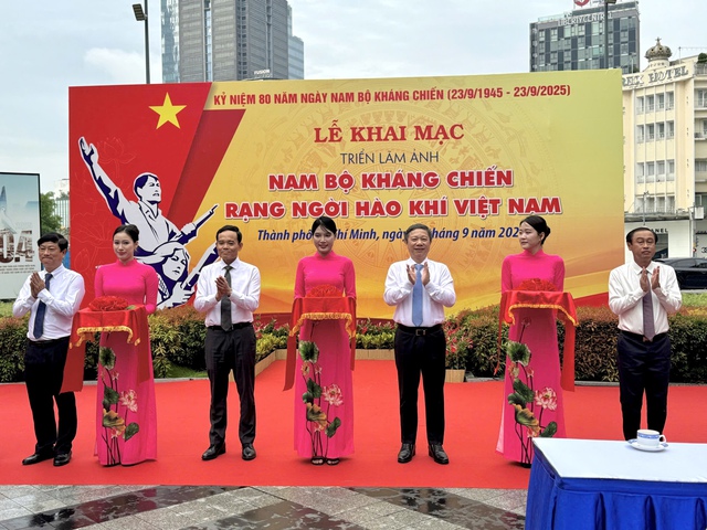 TP HCM triển lãm 80 năm "Nam bộ kháng chiến - Rạng ngời hào khí Việt Nam"- Ảnh 1.