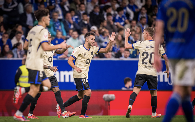 Ngược dòng hạ tân binh Real Oviedo, Barcelona nối dài mạch bất bại La Liga- Ảnh 2. Ngược dòng hạ tân binh Real Oviedo, Barcelona nối dài mạch bất bại La Liga- Ảnh 2.