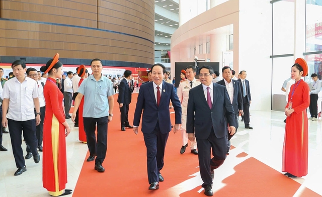 Thủ tướng Phạm Minh Chính dự Đại hội Đảng bộ TP Hải Phòng- Ảnh 1. Thủ tướng Phạm Minh Chính dự Đại hội Đảng bộ TP Hải Phòng- Ảnh 1.