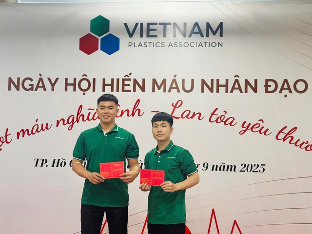 300 CB-NV hiến máu kỷ niệm 35 năm thành lập Hiệp hội Nhựa Việt Nam - Ảnh 2.