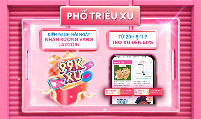 Lazada 9-9: Giảm đến 50%, freeship, vô vàn deal đồng giá 99.000 đồng - Ảnh 2.