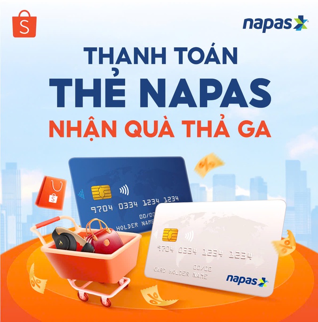 Mua sắm thả ga trên Shopee - Thanh toán bằng thẻ NAPAS, nhận ngay ưu đãi 50.000 đồng- Ảnh 1.