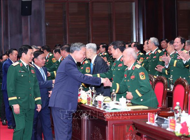 Tổng Bí thư Tô Lâm dự Lễ Kỷ niệm 80 năm Ngày truyền thống Bộ Tổng Tham mưu QĐND Việt Nam- Ảnh 2.